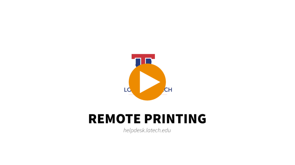 Click to watch a video walkthrough of the remote printing system.